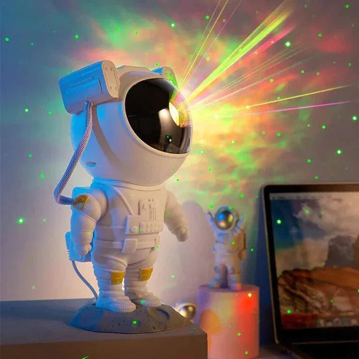 Astronaut Nebula Projector Galaxy Lamp. Relaxing Experience.