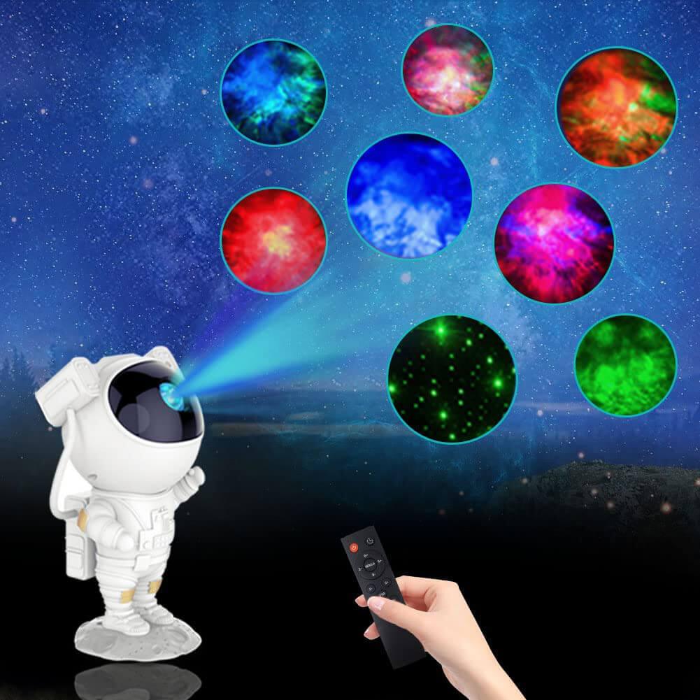 Astronaut Nebula Projector Galaxy Lamp. Relaxing Experience.