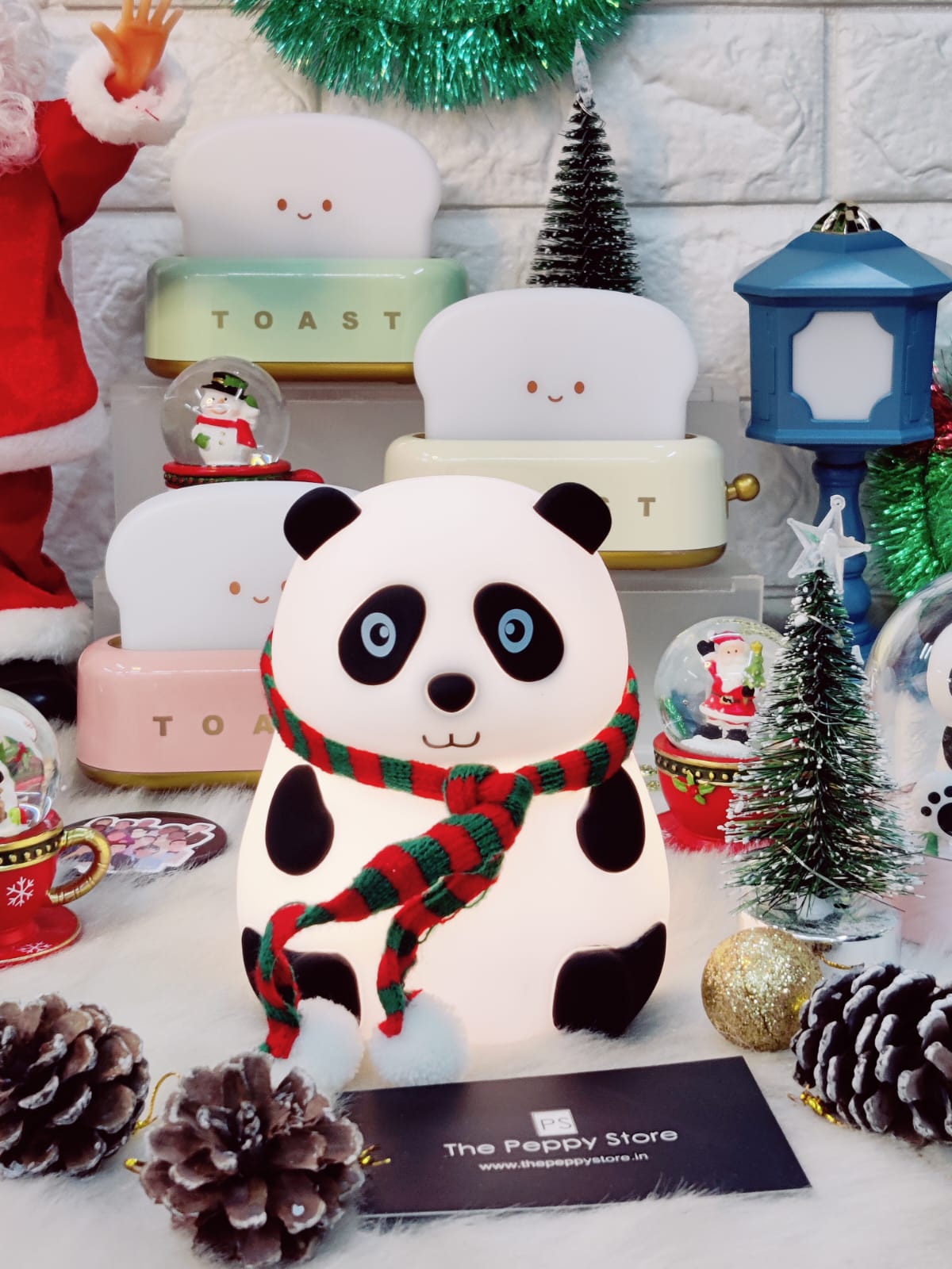 Cute Panda Silicone Lamp ( Random Open Eyes or Close Eyes will come).