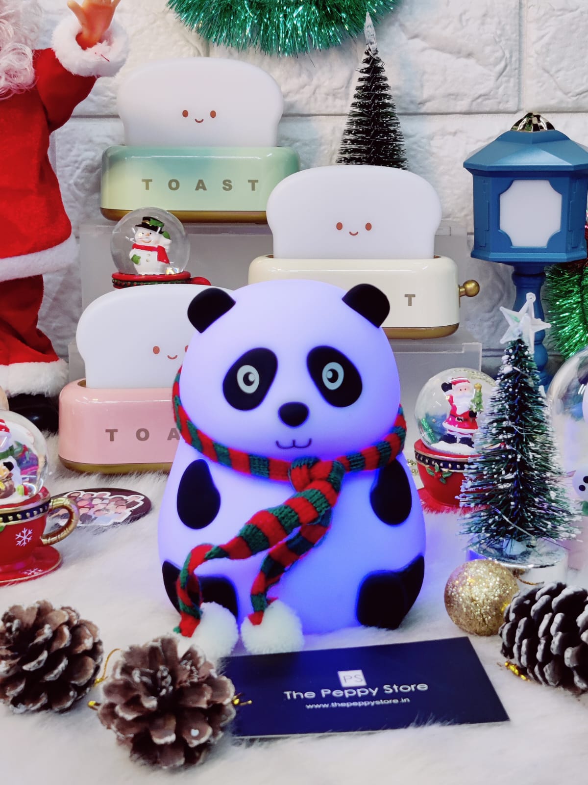 Cute Panda Silicone Lamp ( Random Open Eyes or Close Eyes will come).