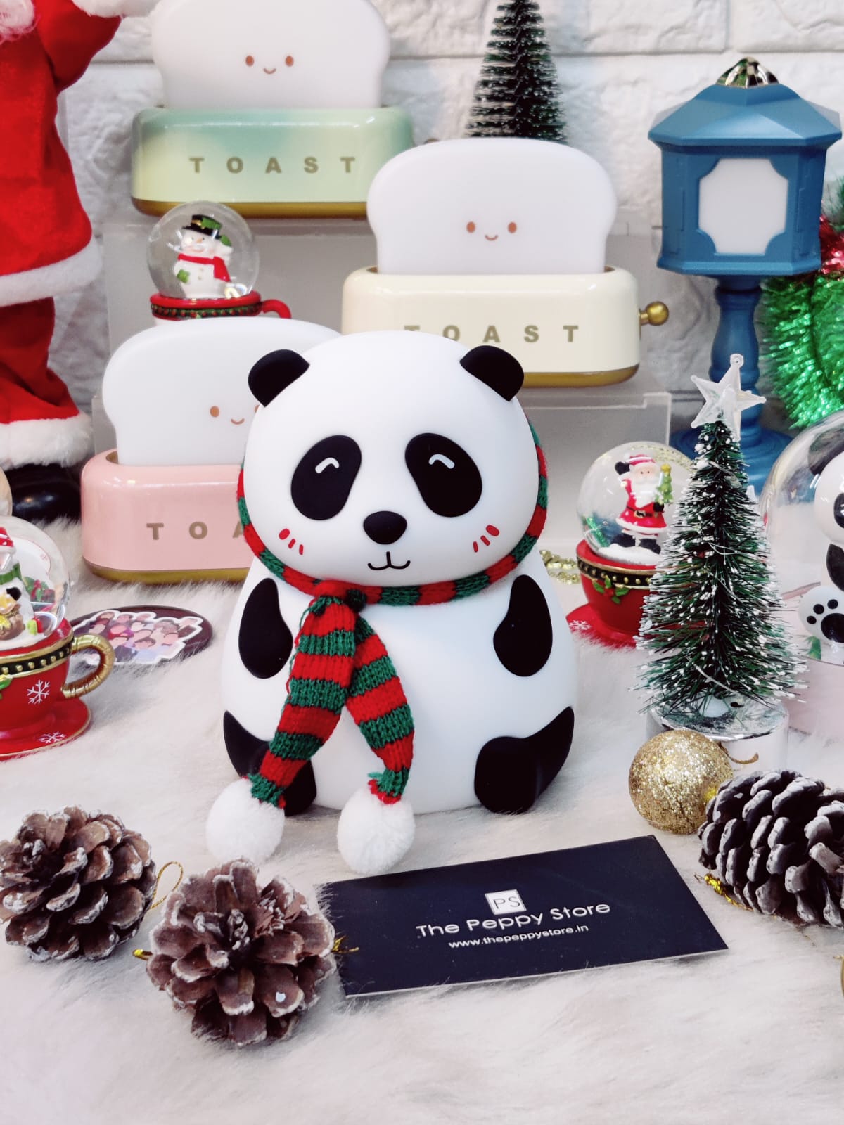 Cute Panda Silicone Lamp ( Random Open Eyes or Close Eyes will come).