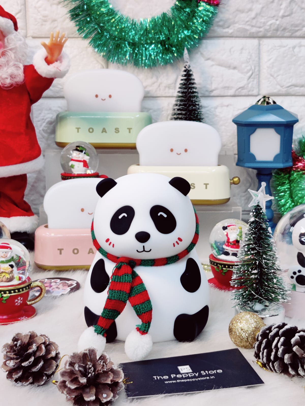 Cute Panda Silicone Lamp ( Random Open Eyes or Close Eyes will come).
