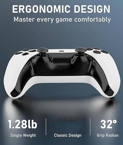 DWH Wireless Video Games for Tv Gaming, Retro Gaming Console with Game Stick Plug & Play TV Video Game Set for 2 Player with 10 Emulators 24000+ Games 2.4G Wireless