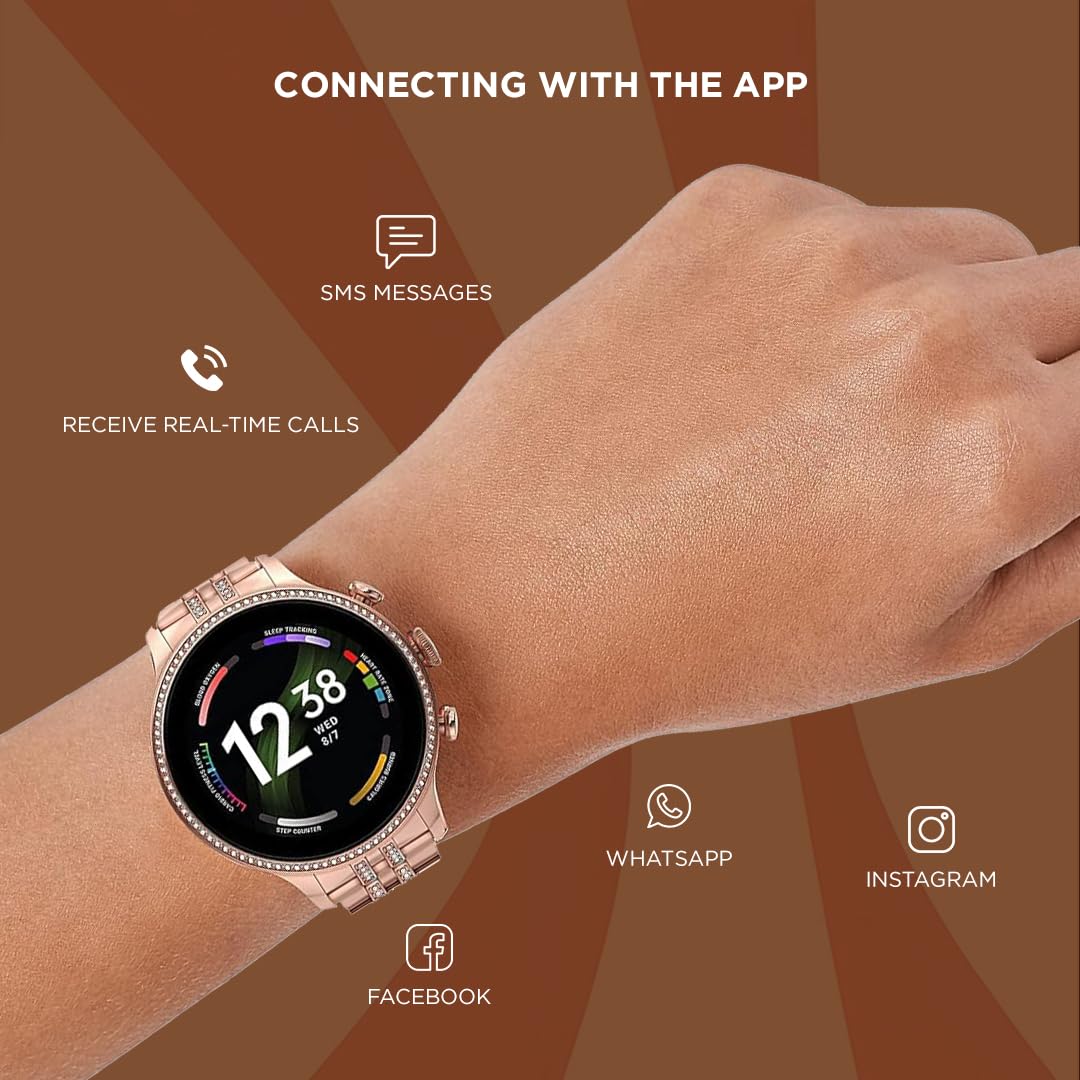 GEN 9 Smartwatch Waterproof for Women with Metal Strap & HD Display, Bluetooth Calling