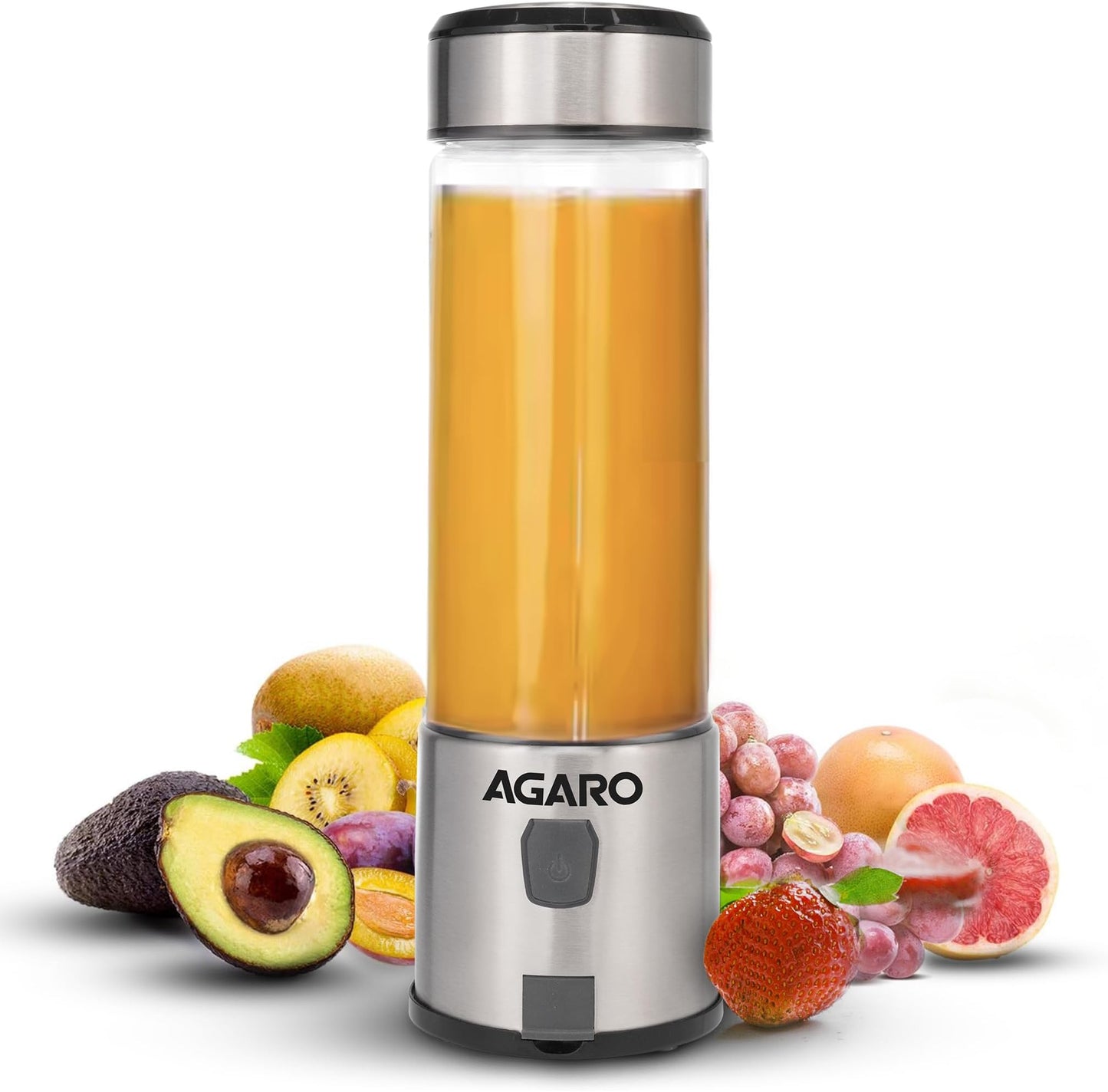 Portable USB Rechargeable Mini Juicer Blender,Electric Juicer Bottle For Smoothies and Juices, Mixer Juicer that Crushes Ice