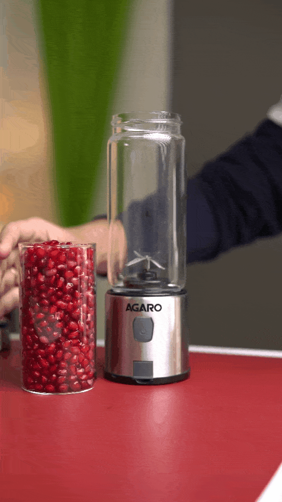 Portable USB Rechargeable Mini Juicer Blender,Electric Juicer Bottle For Smoothies and Juices, Mixer Juicer that Crushes Ice